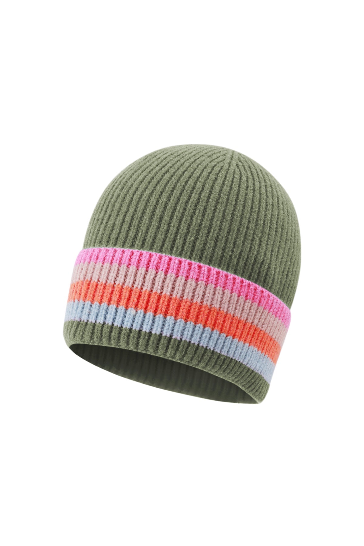 Chapeau à rayures multicolores - Apollodrop