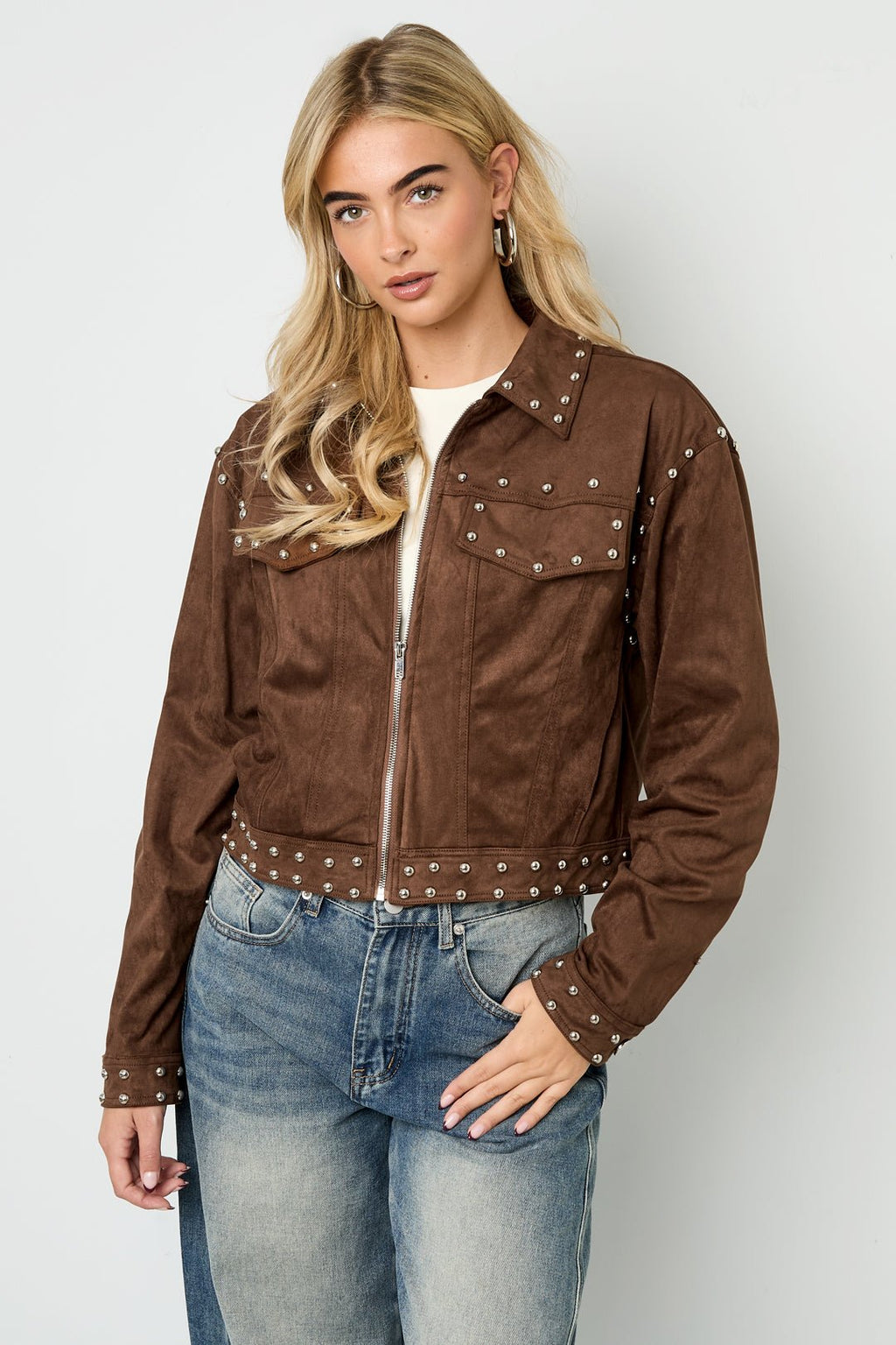 Clous de veste en daim - Apollodrop