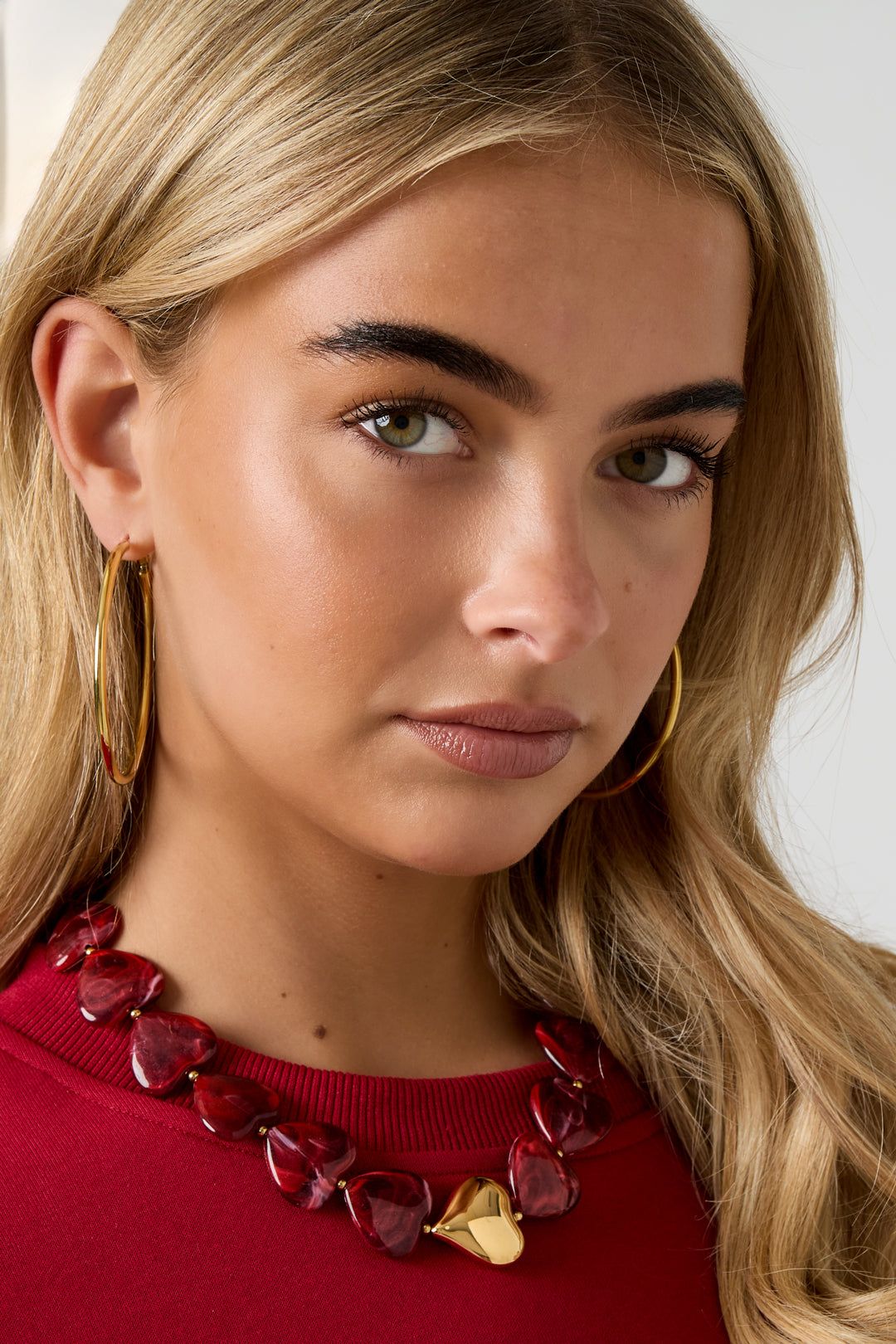 Colliers de perles en acrylique en forme de cœur - Apollodrop