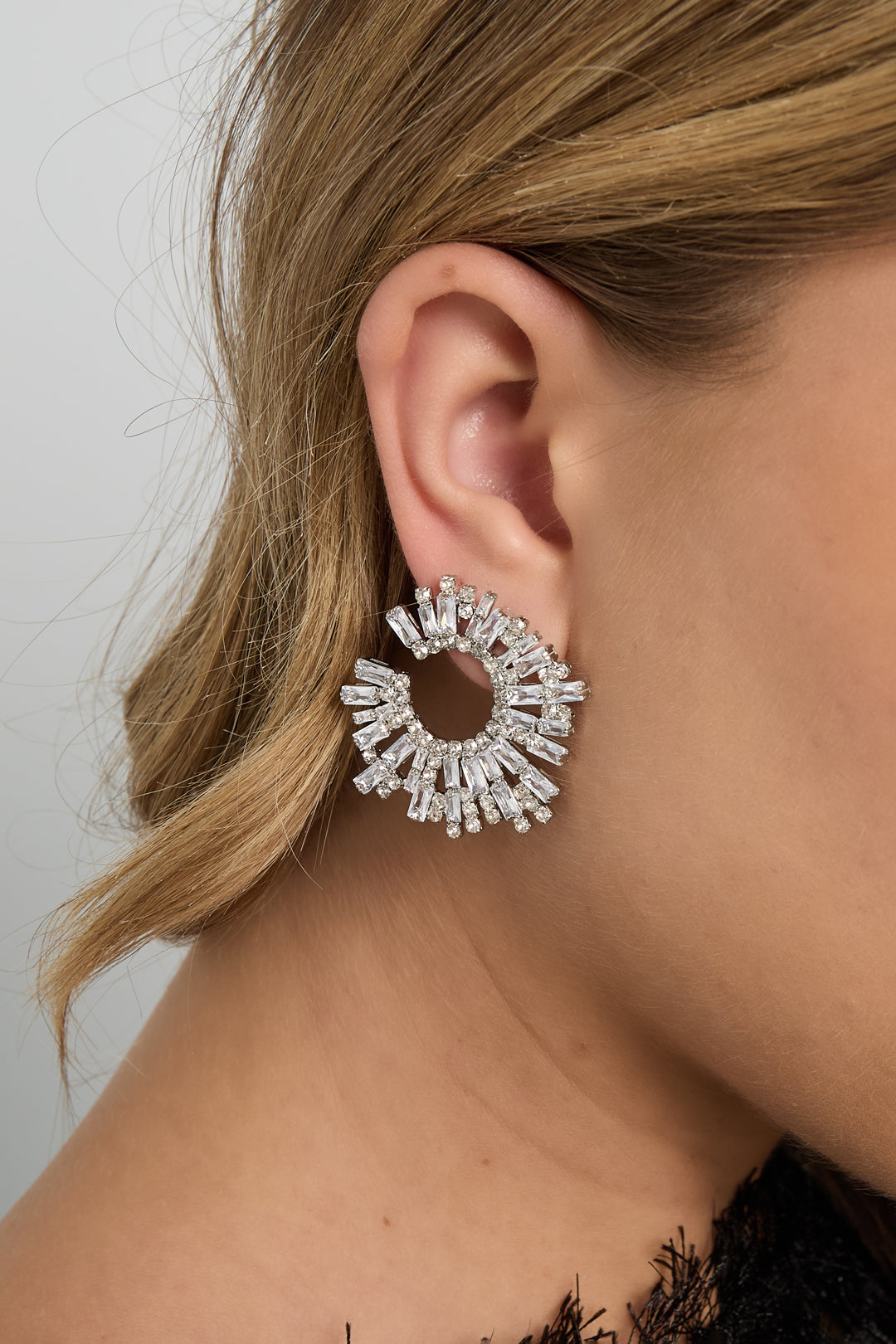 Boucles d'oreilles à tige en cuivre géométriques élégantes de Noël, série luxueuse, bijoux pour femmes