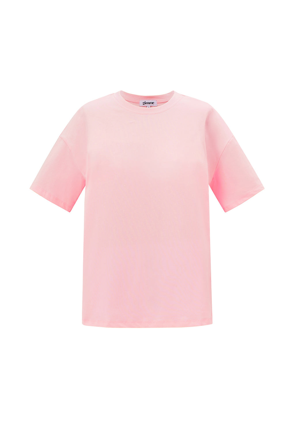 Coton Tricoté T-shirt Femme Casual Couleur Unie