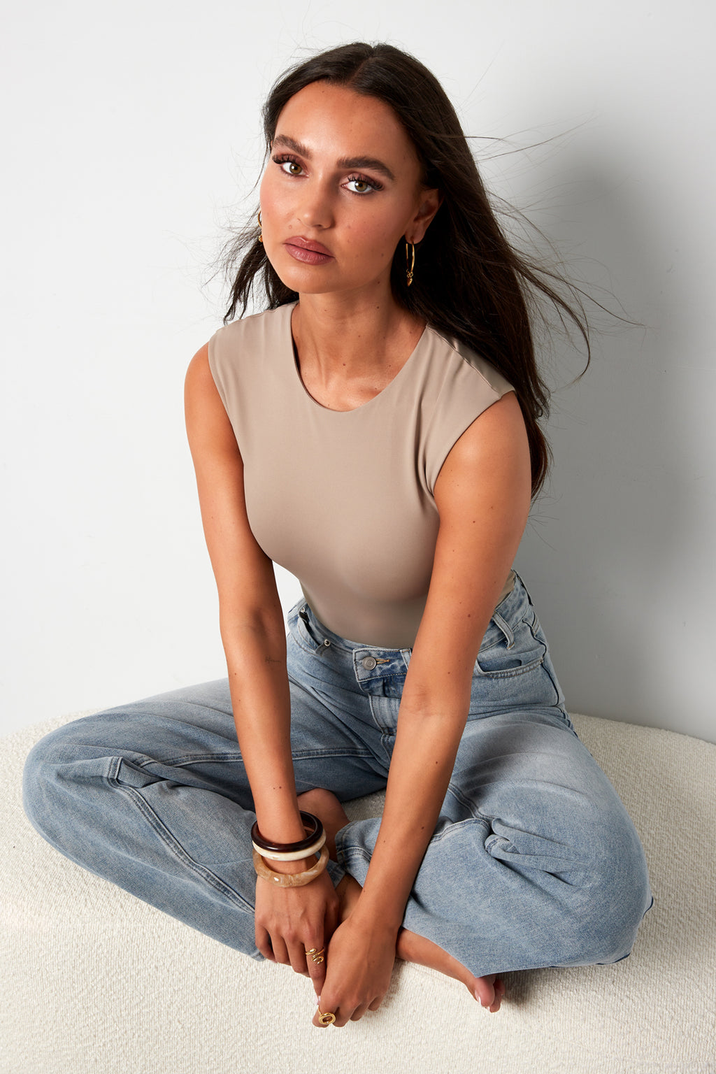 Gimme - Body Shapewear en Nylon Tricoté Couleur Unie 