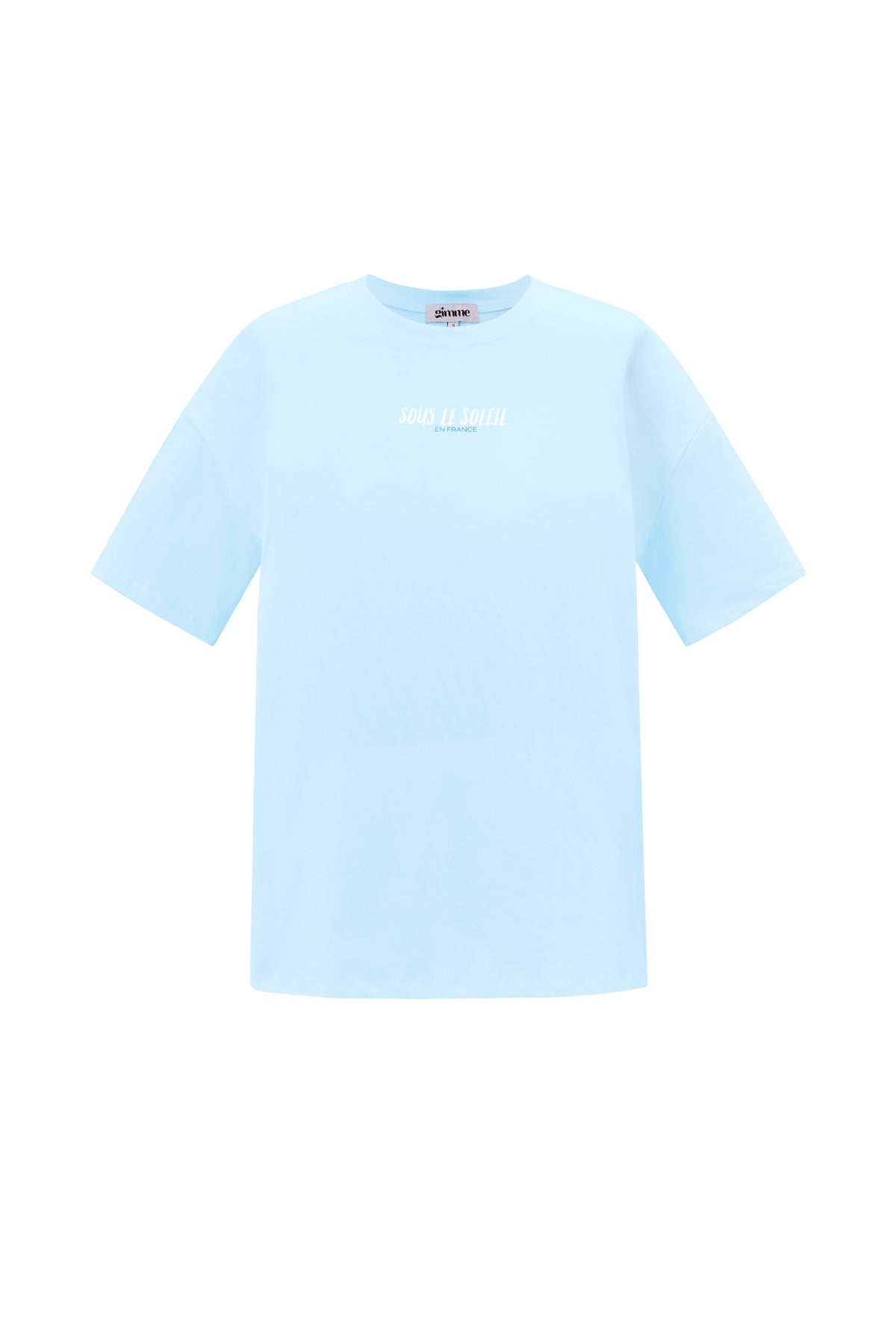 Coton Tricoté T-shirt Femme Casual Lettres