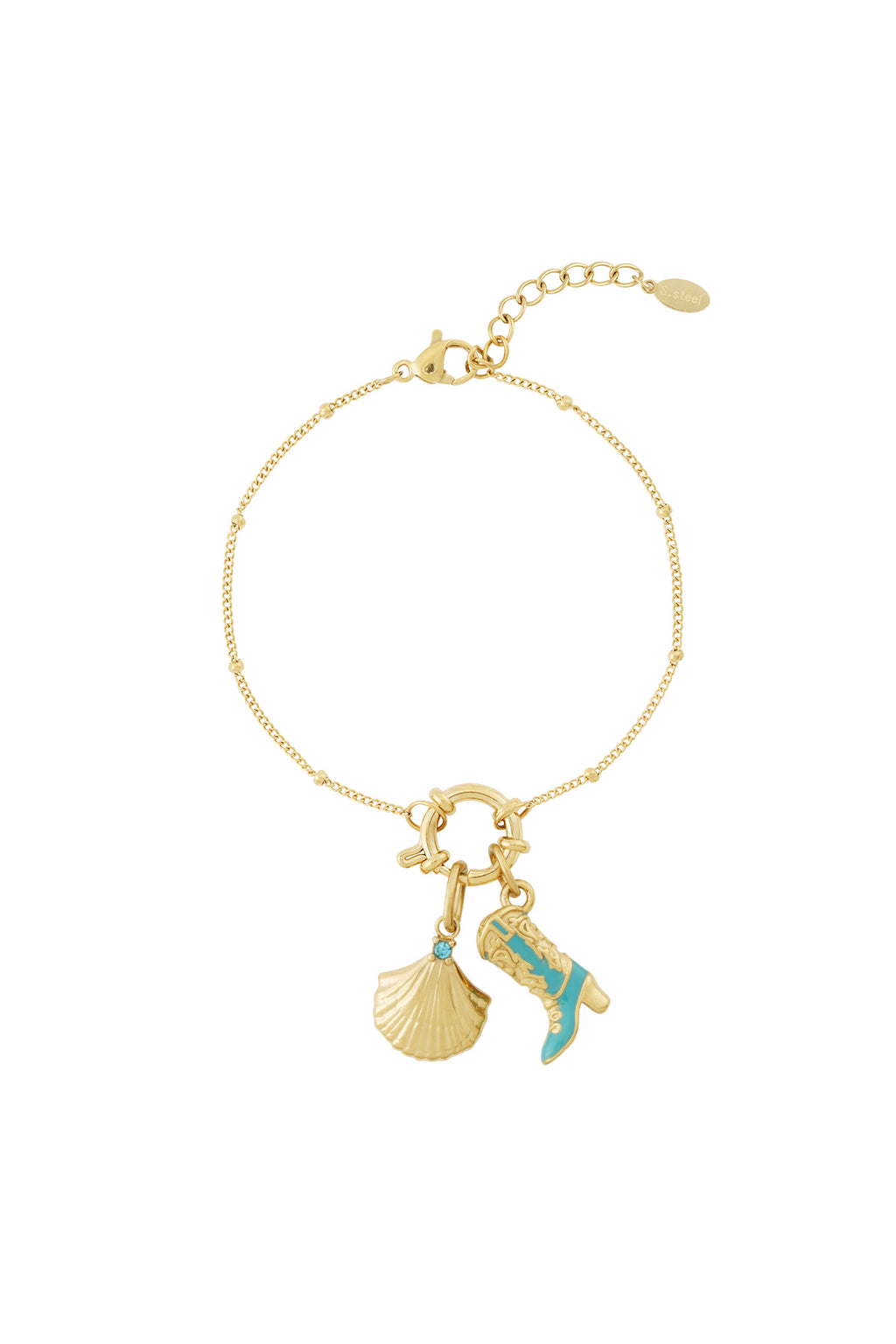 Bracelet DIY en forme de cœur avec pierre