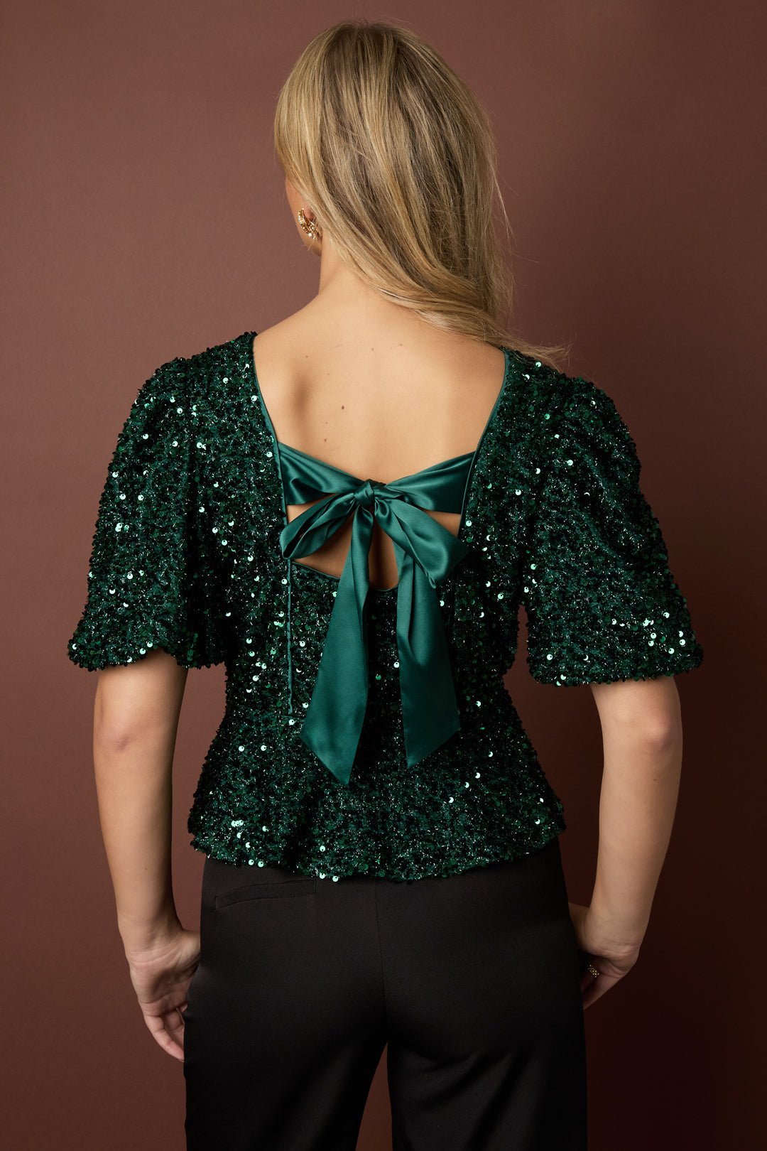 Haut manches courtes à paillettes - Apollodrop