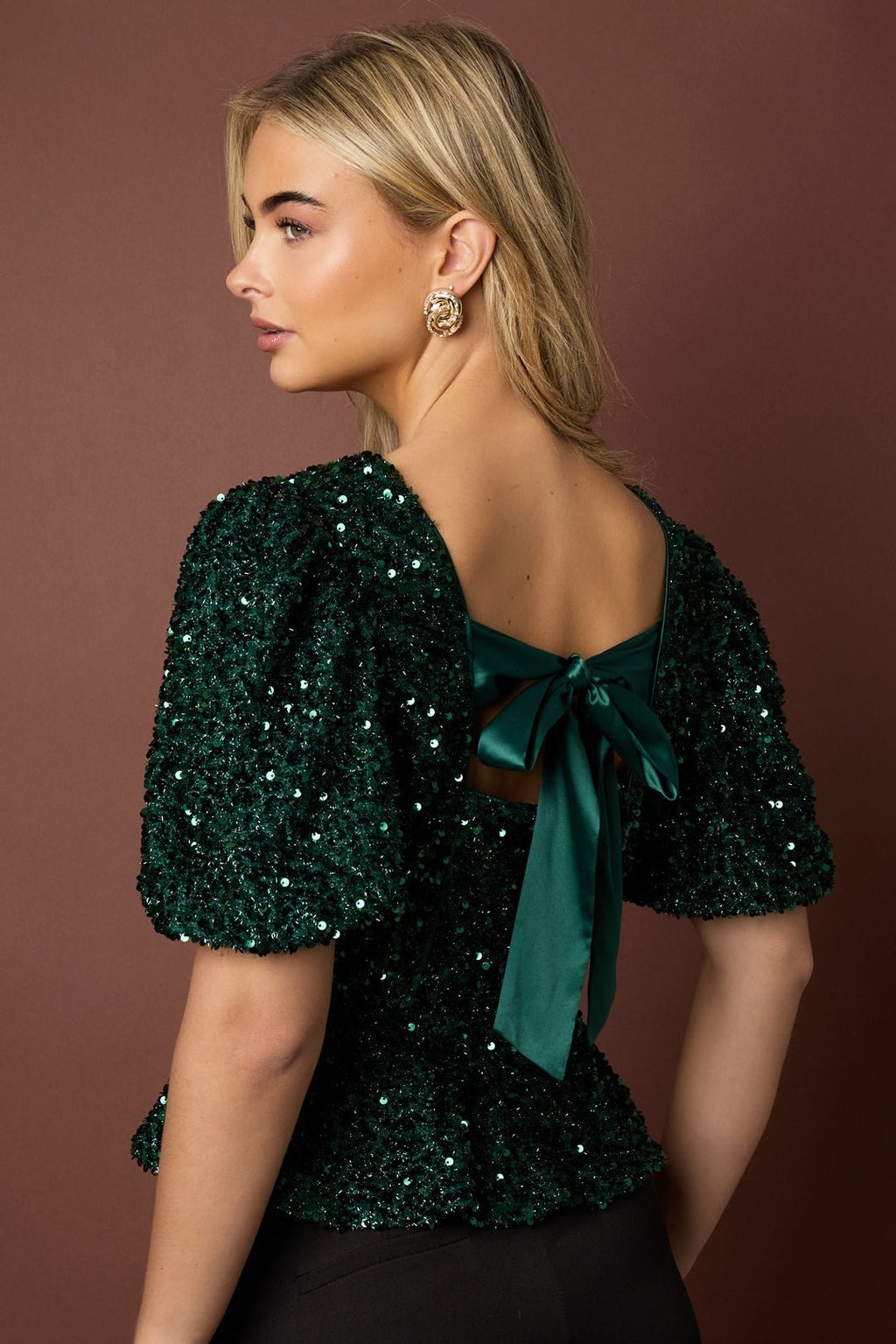 Haut manches courtes à paillettes - Apollodrop