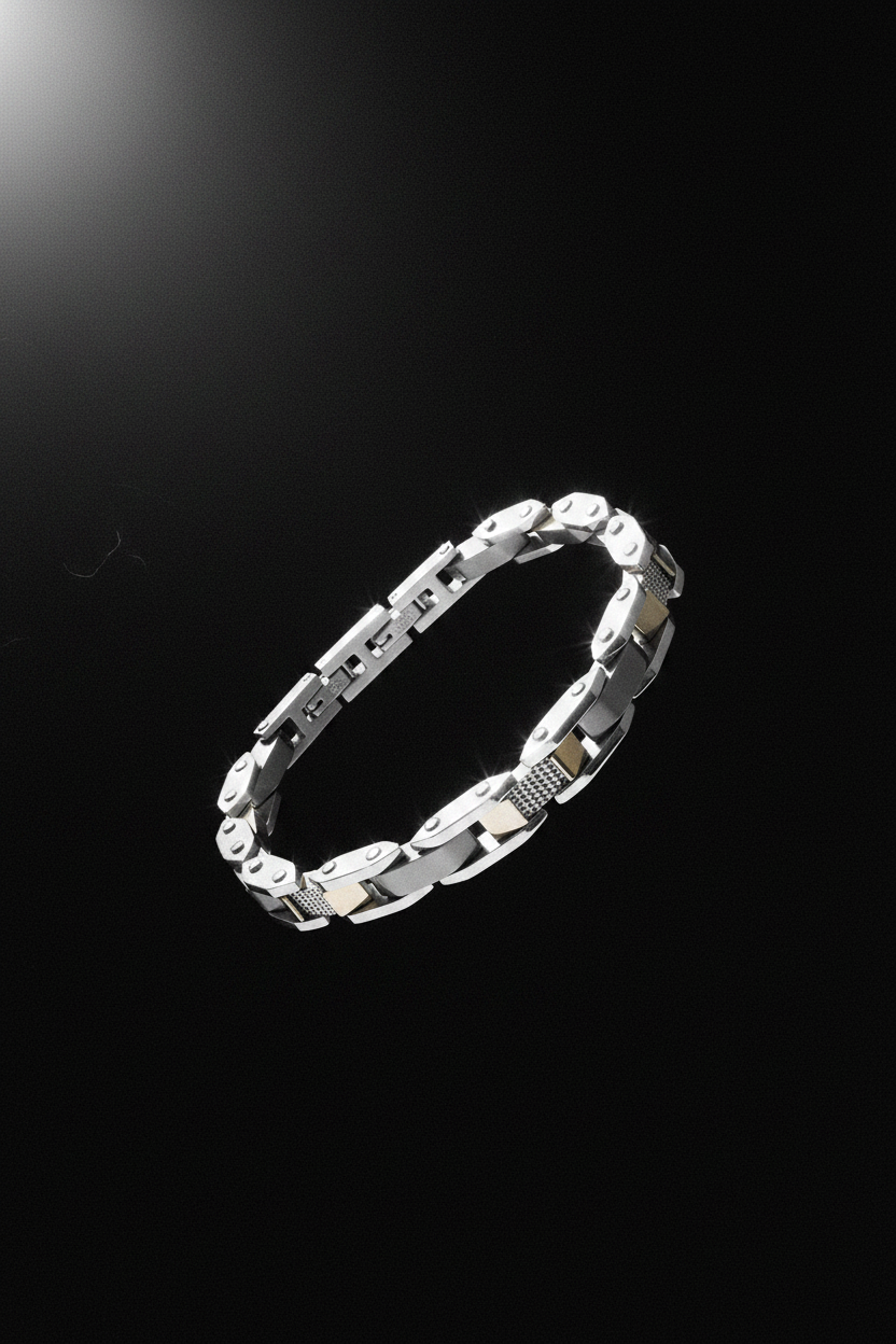 Bracelet VELKA bande sommitale — lévitation diagonal