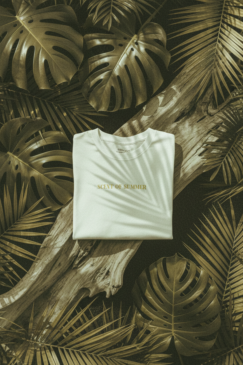 T-shirt Gimme casual blanc — still life bois flotté