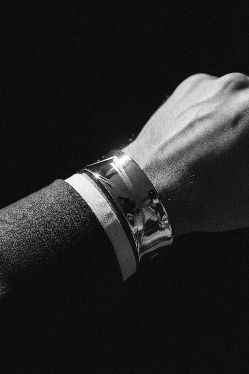 Bracelet VELKA manchette — lifestyle costume charcoal