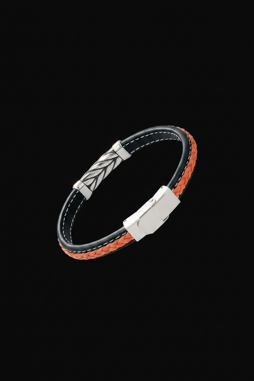 Bracelet VELKA tressé — lévitation diagonal