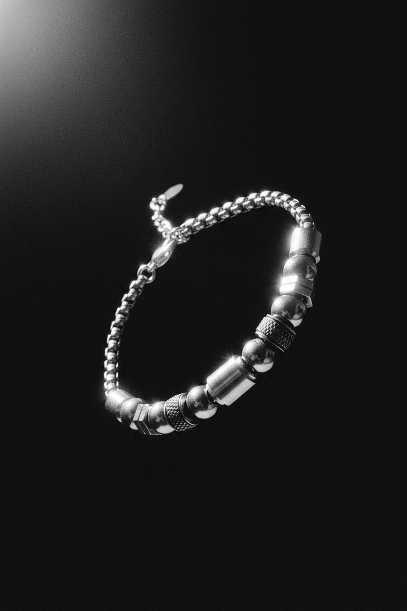 Bracelet VELKA oméga wrap — lévitation diagonal