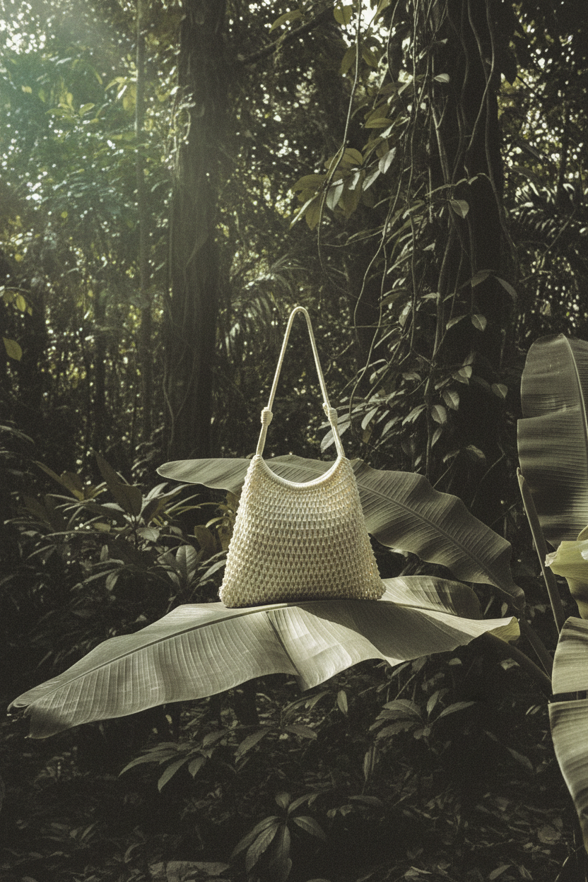 Sac Gimme coton uni — couverture hero feuille bananier
