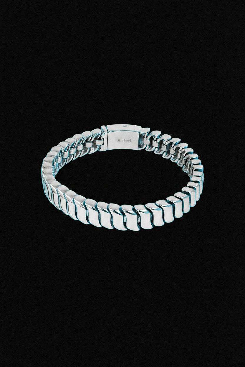 Bracelet VELKA maillon — lévitation diagonal