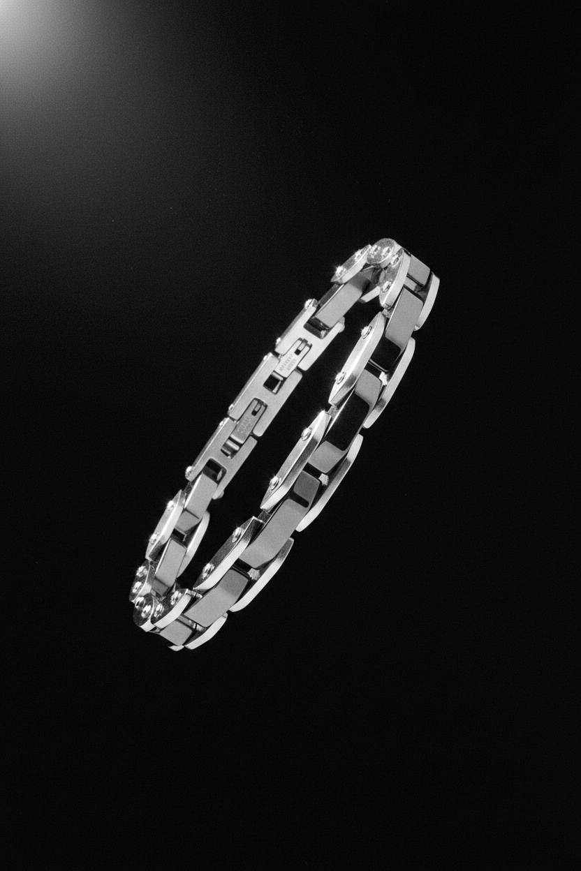 Bracelet VELKA chaîne — lévitation diagonal