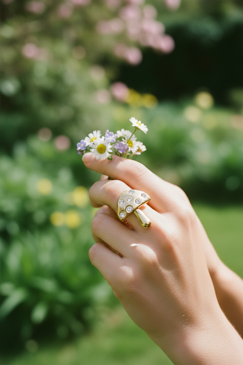 Bague champignon — lifestyle nature