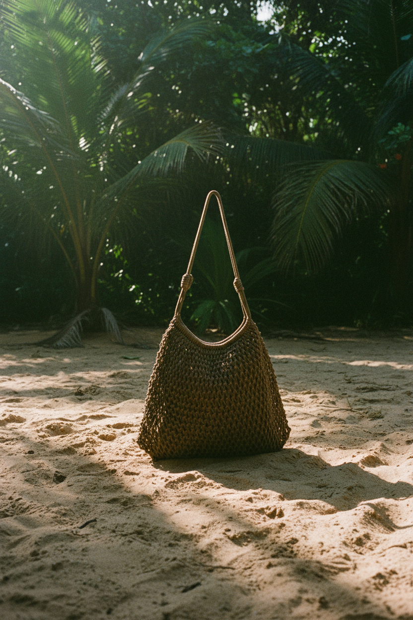 Sac Gimme coton uni — plage jungle