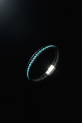 Bracelet VELKA double tressé perles milieu — lévitation diagonal