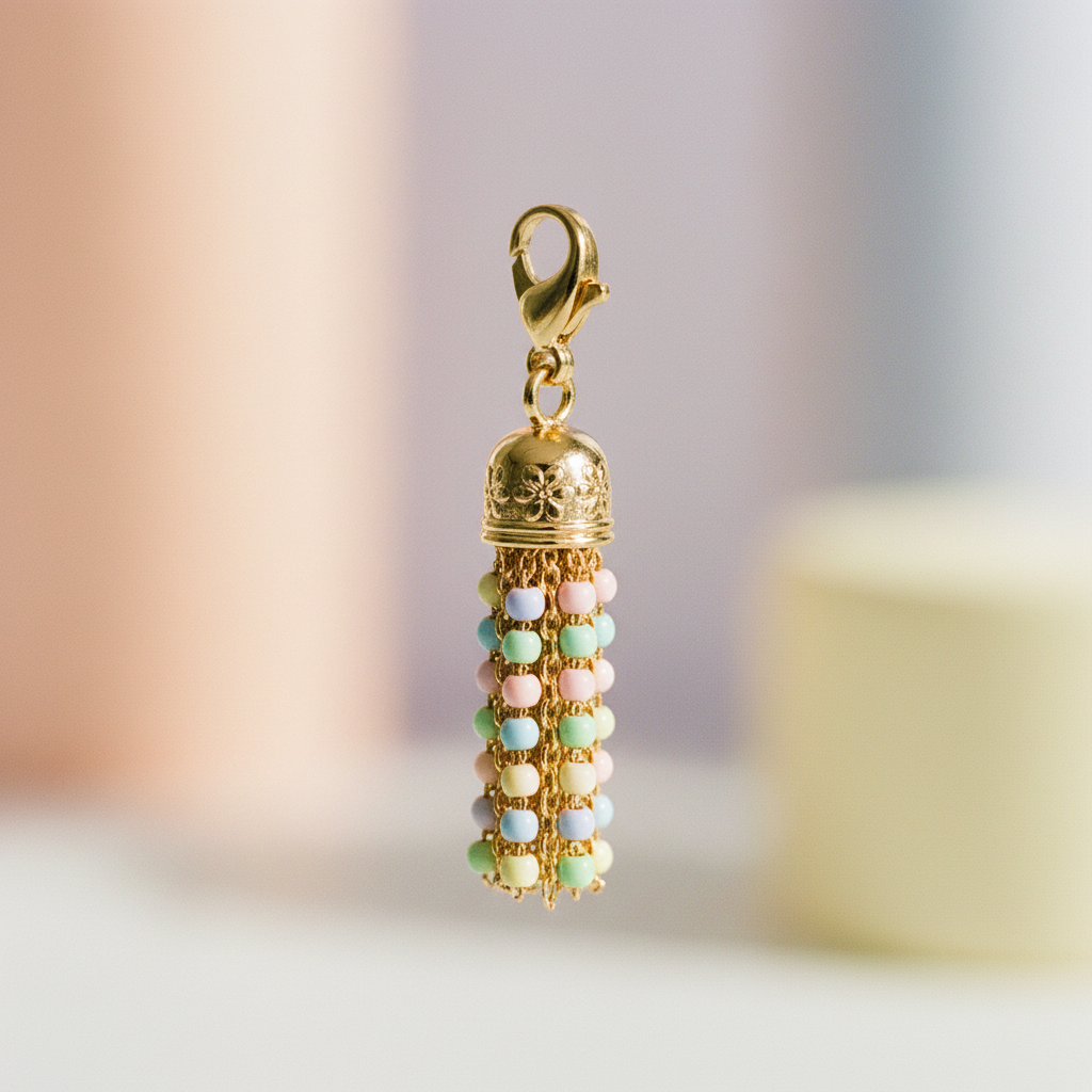 Charm gland — macro émail