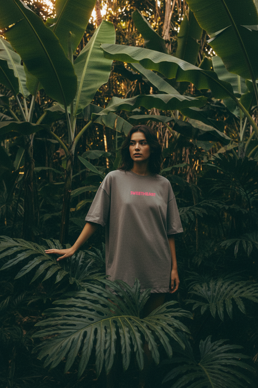 Gimme® T-shirt Tricoté Sweetheart Gris - Lifestyle Jungle