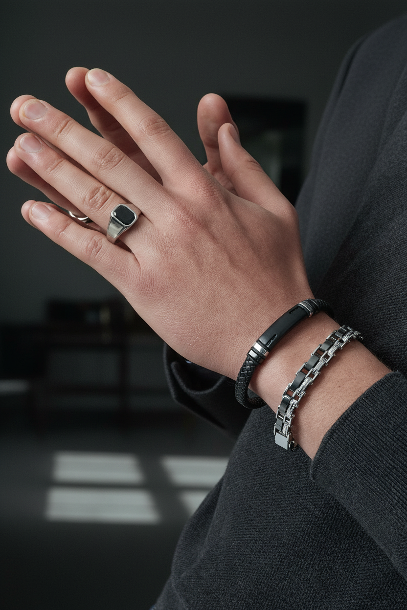 Bracelet VELKA — lifestyle costume charcoal