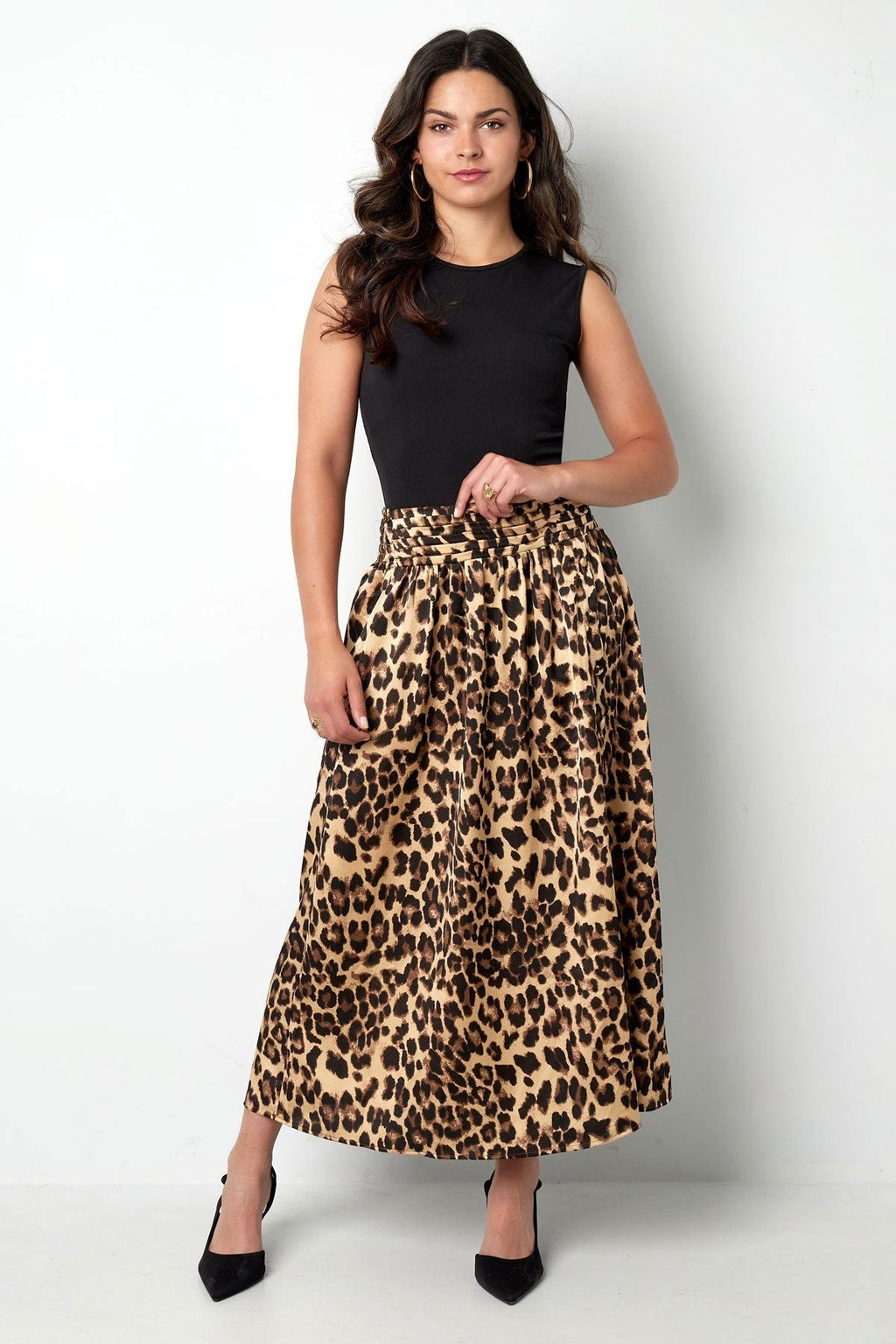 Jupe longue imprimé léopard - Apollodrop