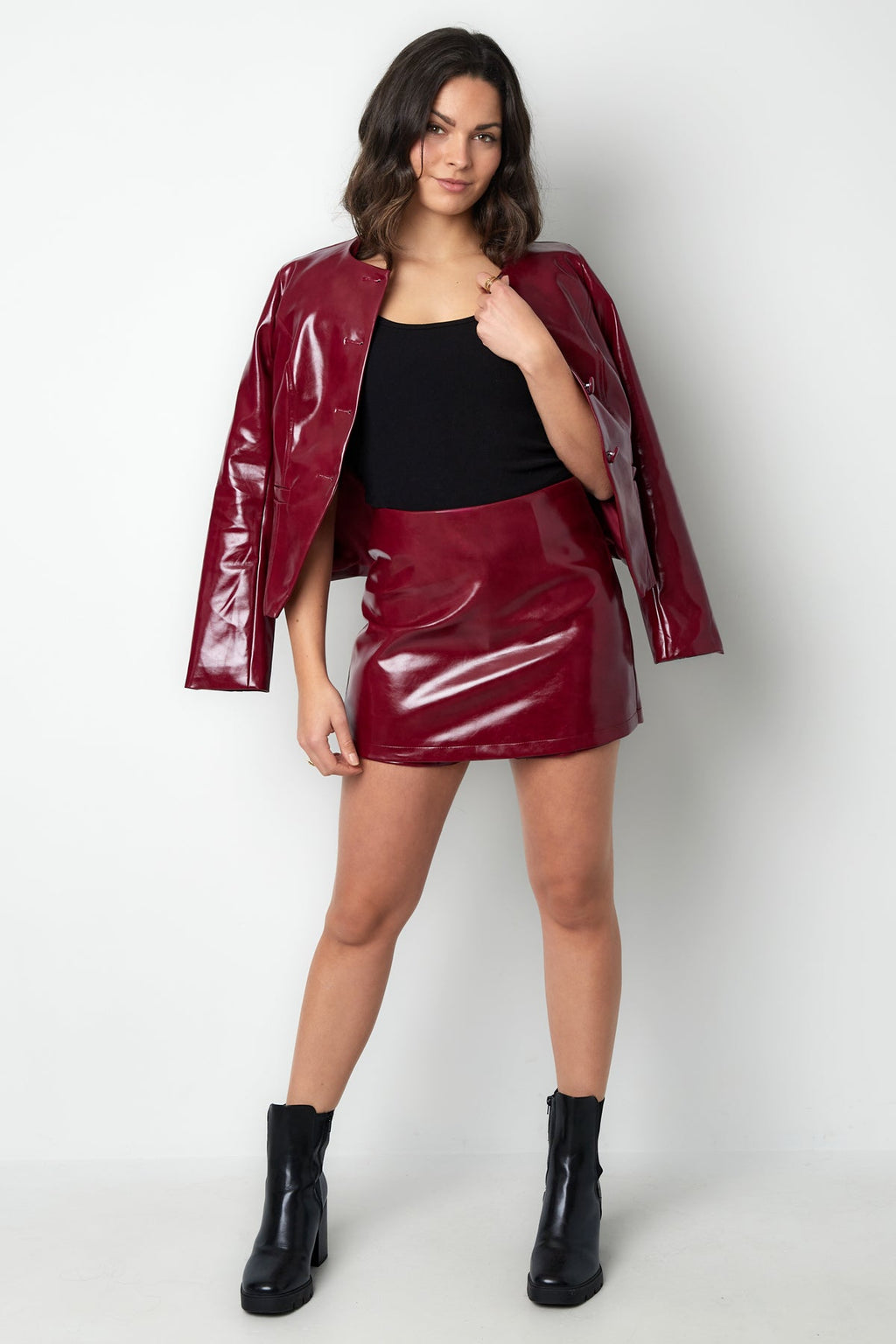 Jupe - short tendance en PU - Apollodrop