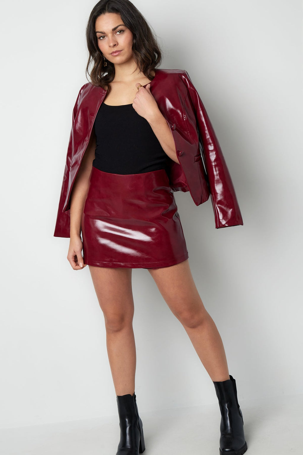 Jupe - short tendance en PU - Apollodrop