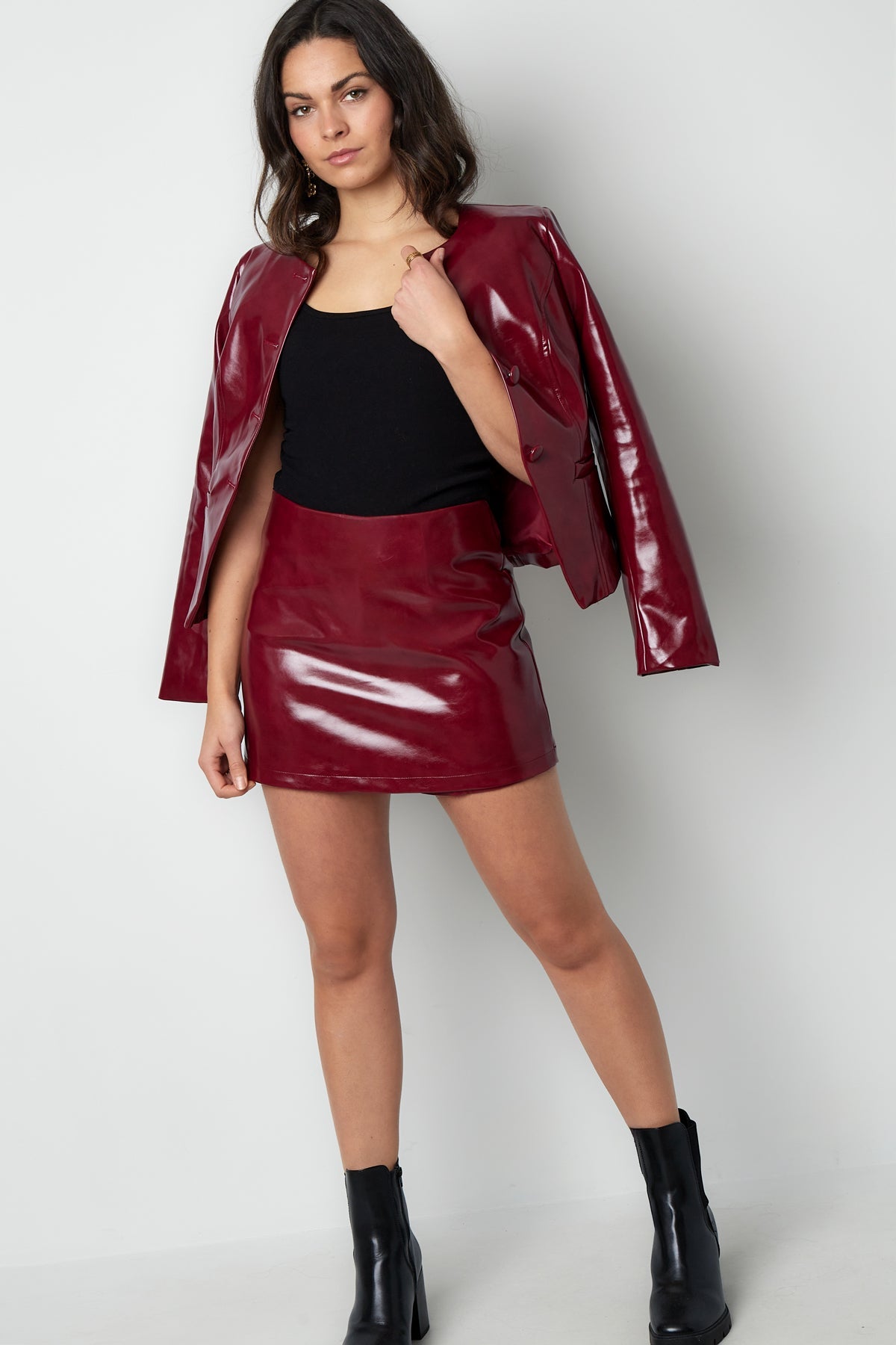 Jupe - short tendance en PU - Apollodrop