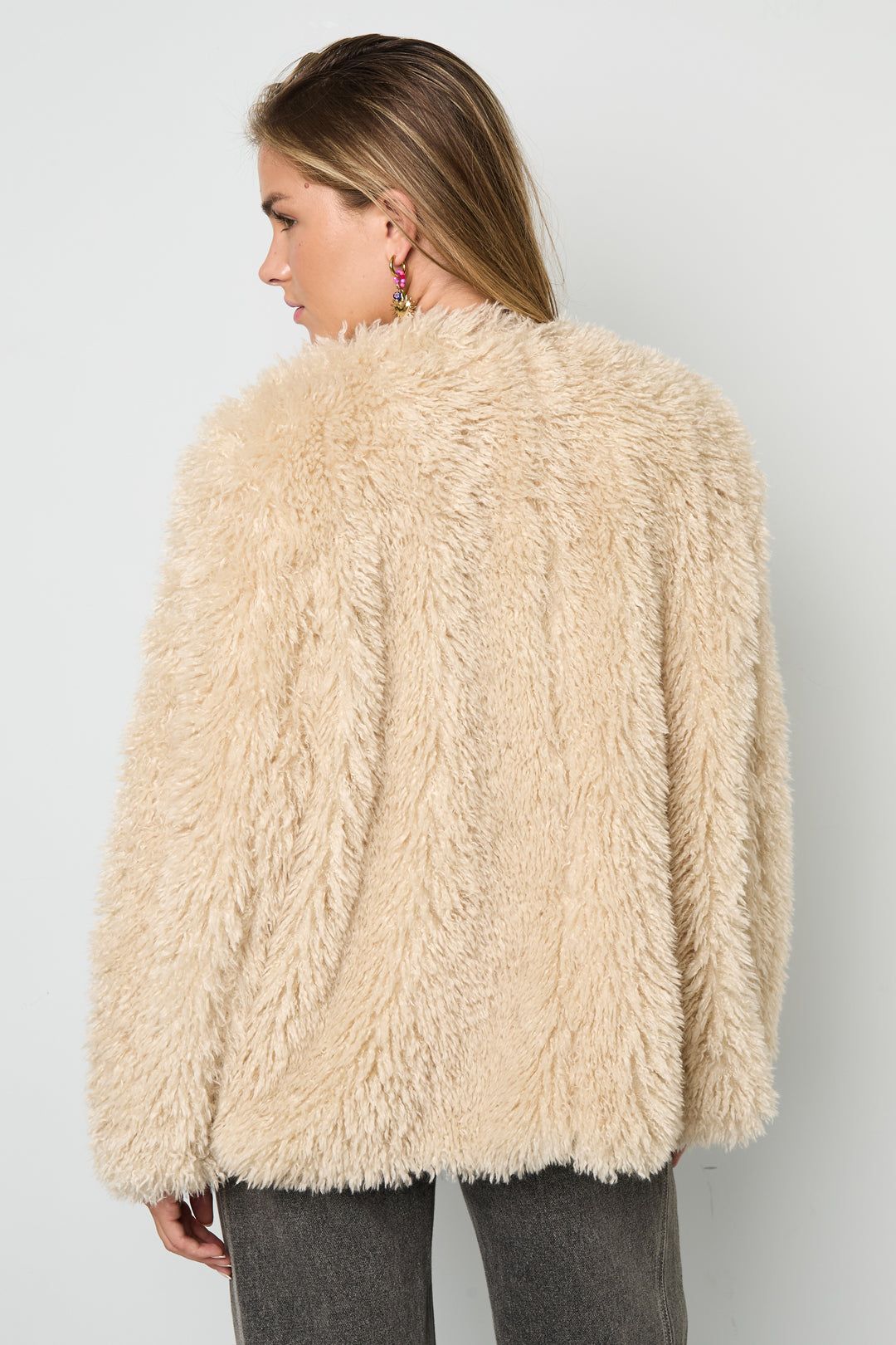 Manteau doux et duveteux - Apollodrop