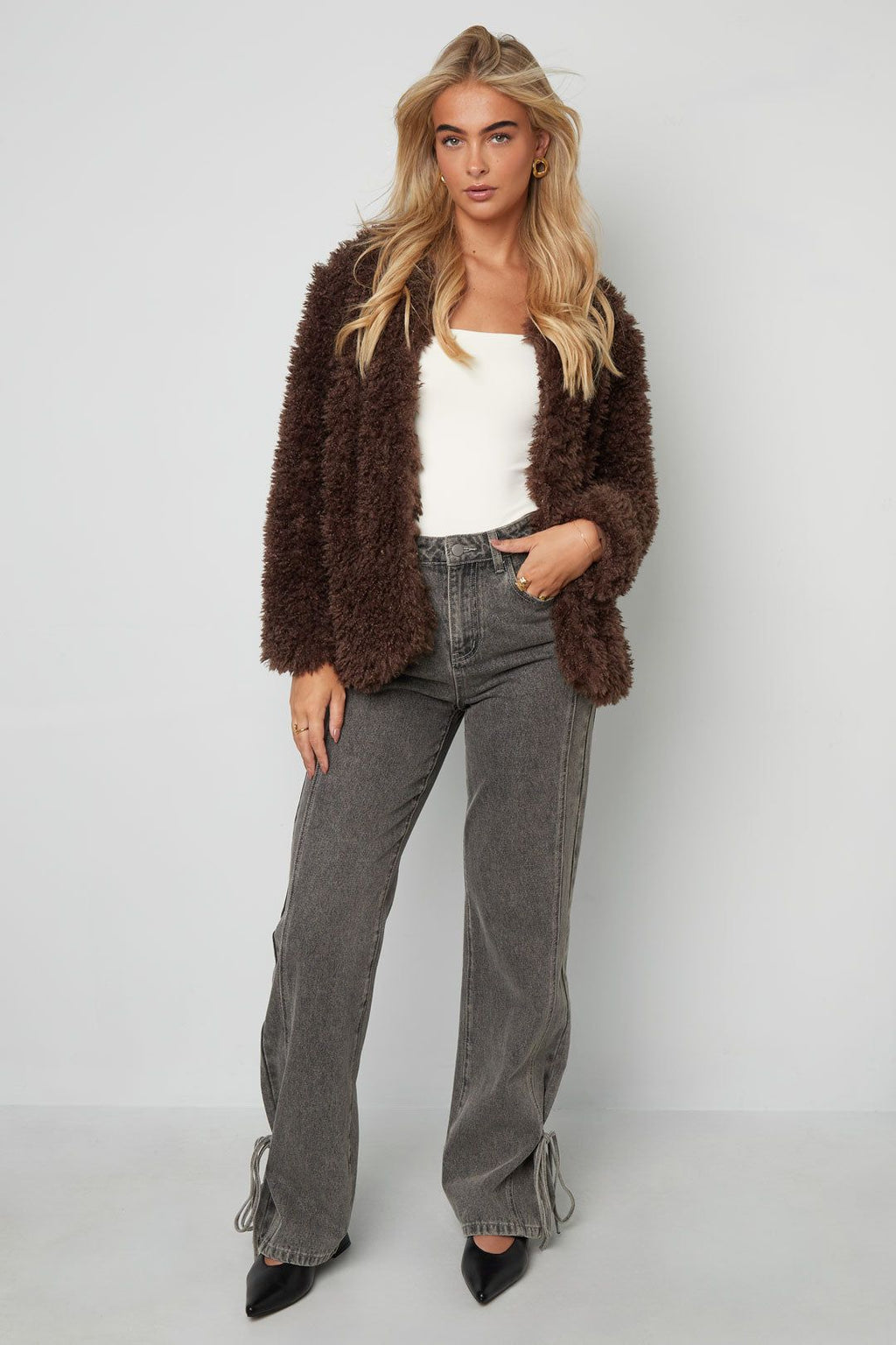 Manteau doux et duveteux - Apollodrop