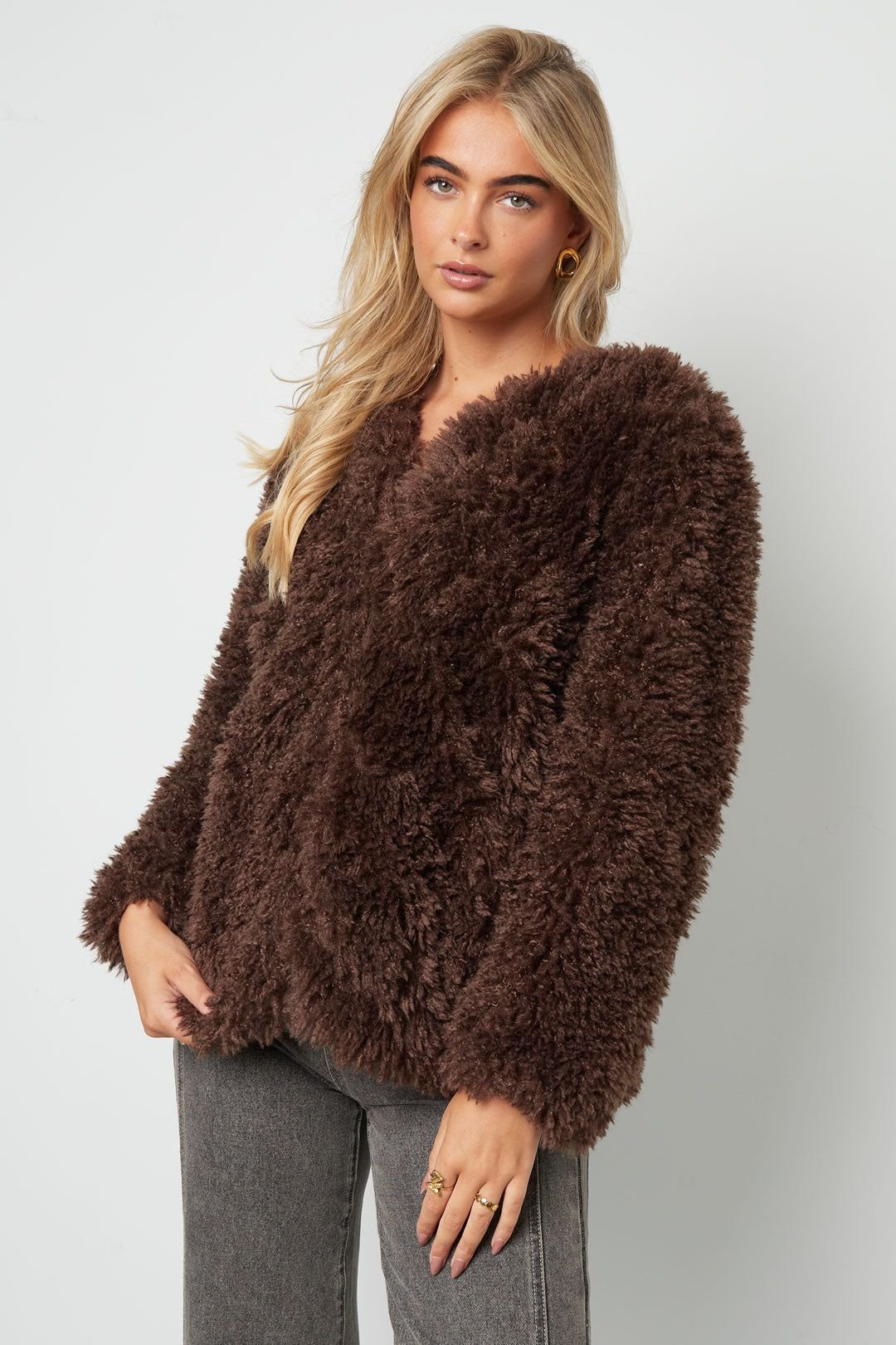 Manteau doux et duveteux - Apollodrop