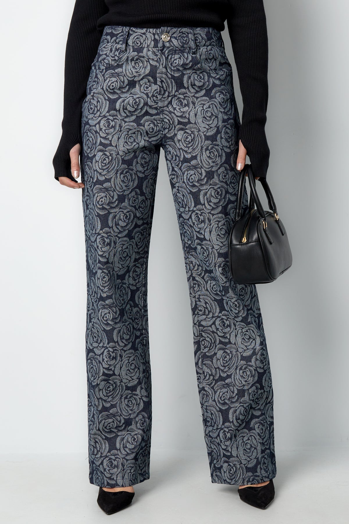 Pantalon avec motif fleurs - Apollodrop