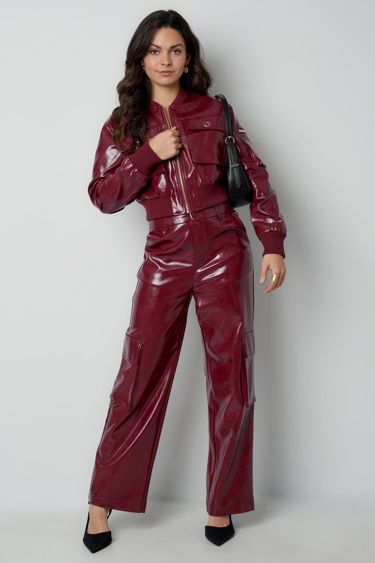 Pantalon cargo en PU - Apollodrop