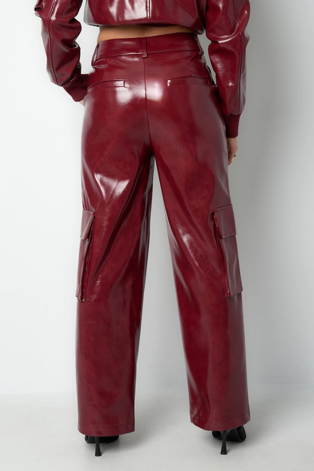 Pantalon cargo en PU - Apollodrop