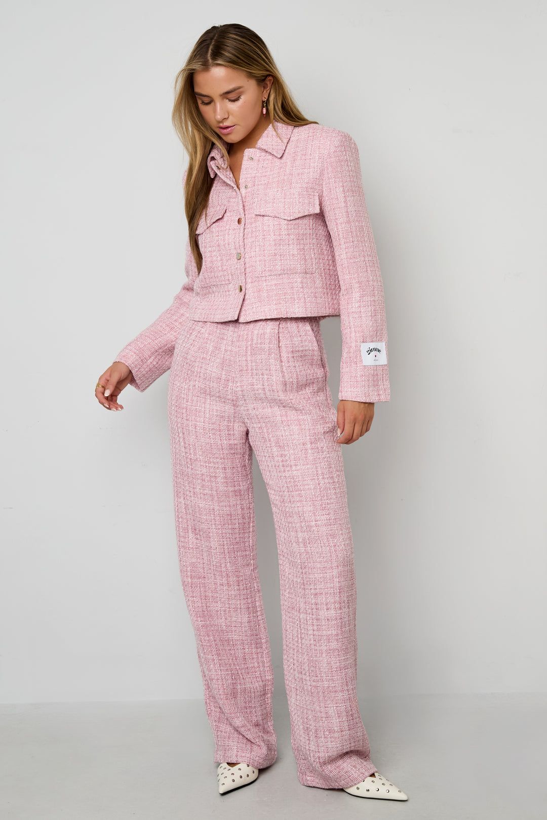 Pantalon droit à carreaux élégant - Apollodrop