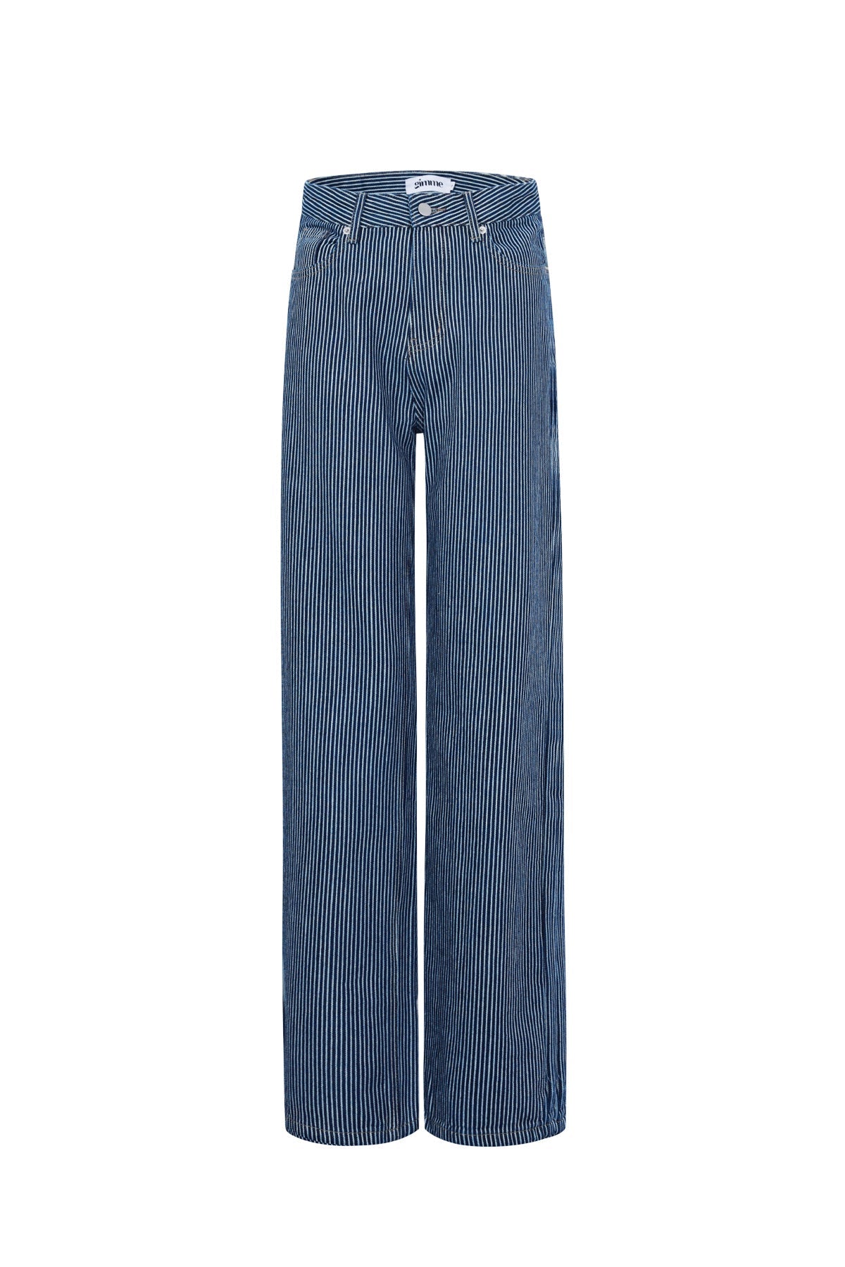 Pantalon en denim de coton à rayures - Apollodrop