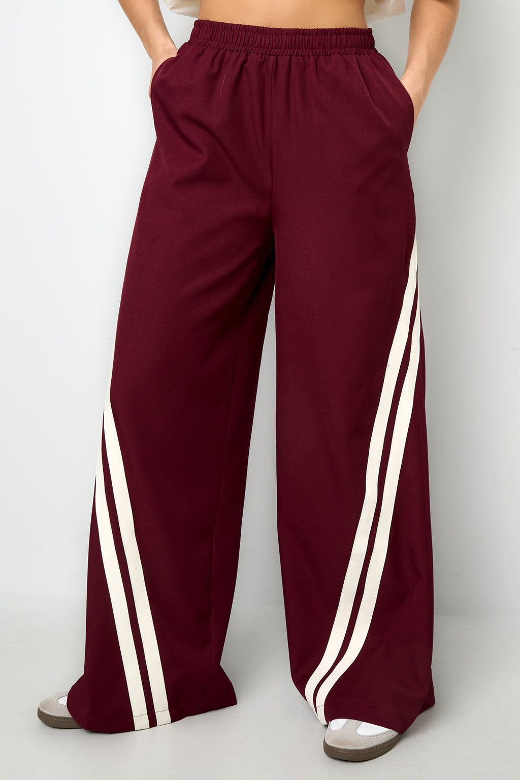 Pantalon rayé large - Apollodrop