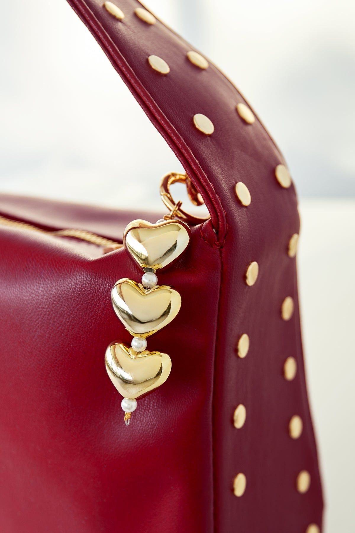 Pendentif coeurs et perles - Apollodrop