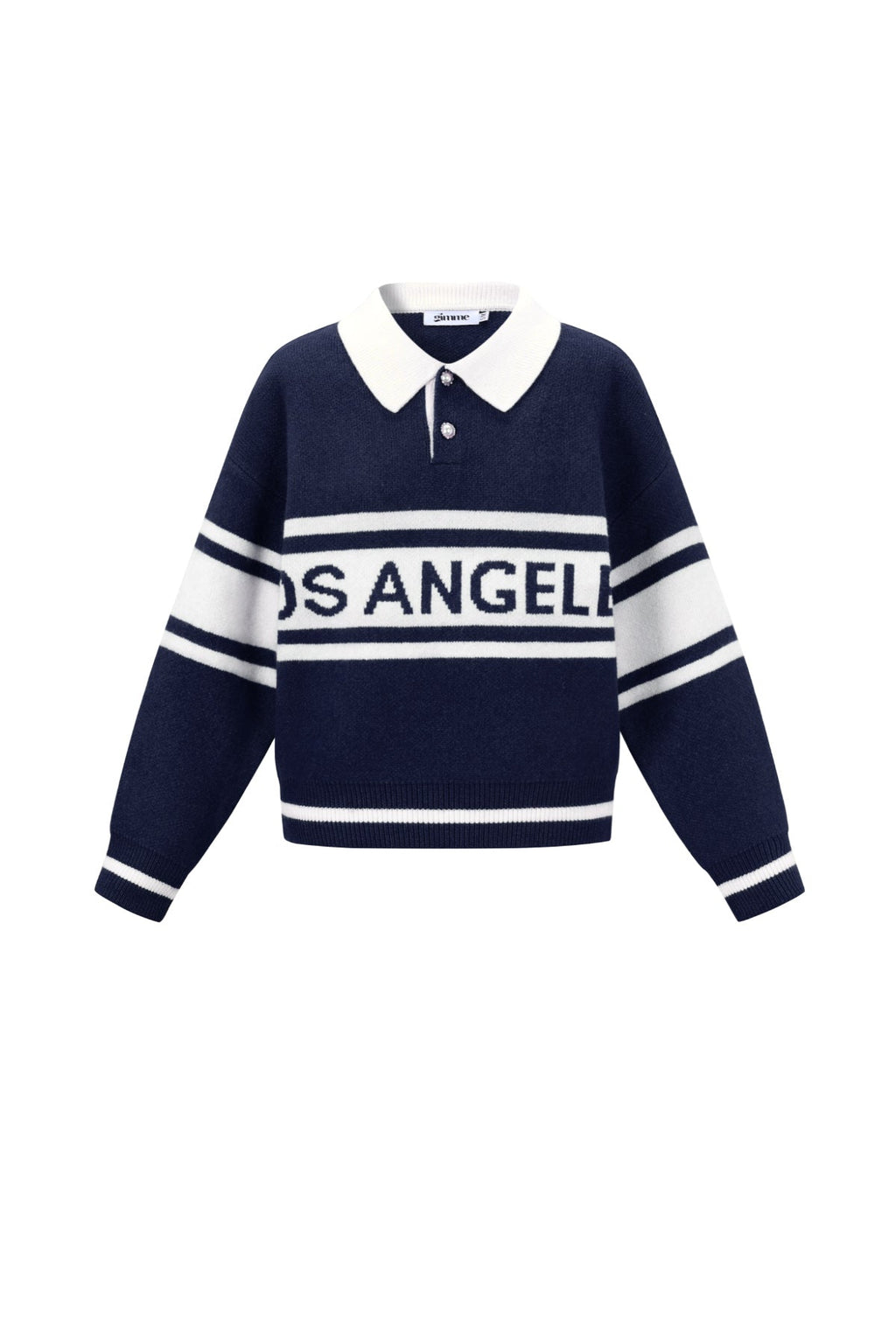 Pull style college avec imprimé "Los Angeles" - Apollodrop