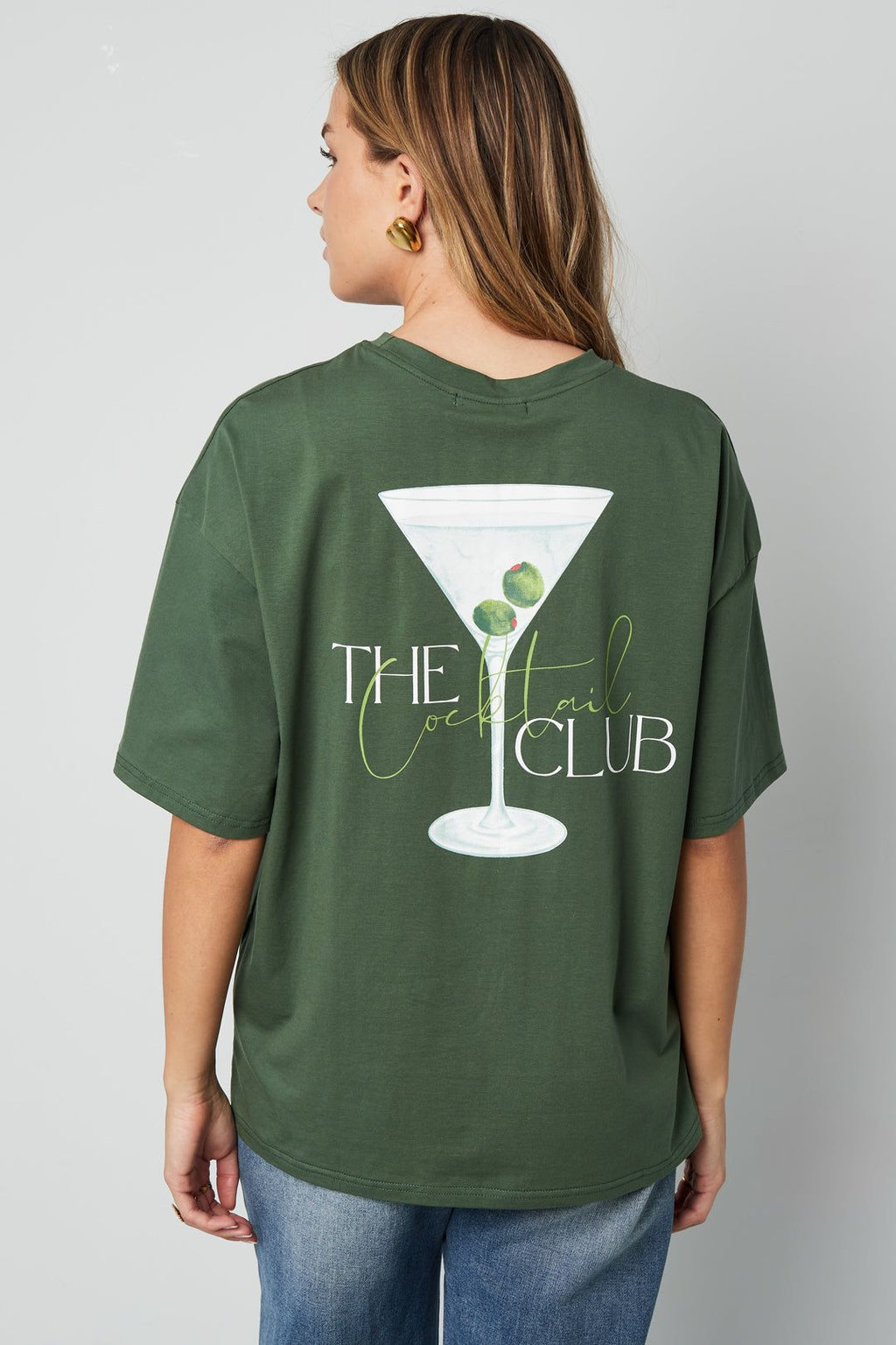 T-shirt avec motif "Le Cocktail Club" - Apollodrop