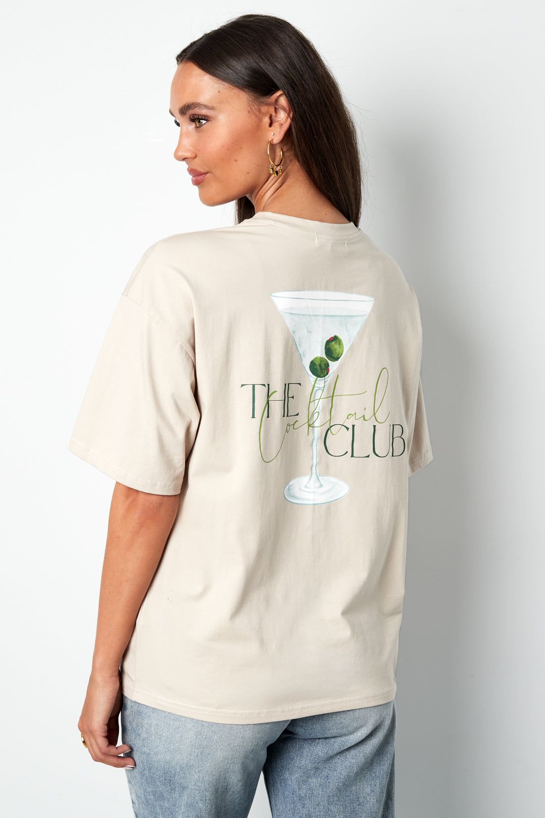 T-shirt avec motif "Le Cocktail Club" - Apollodrop