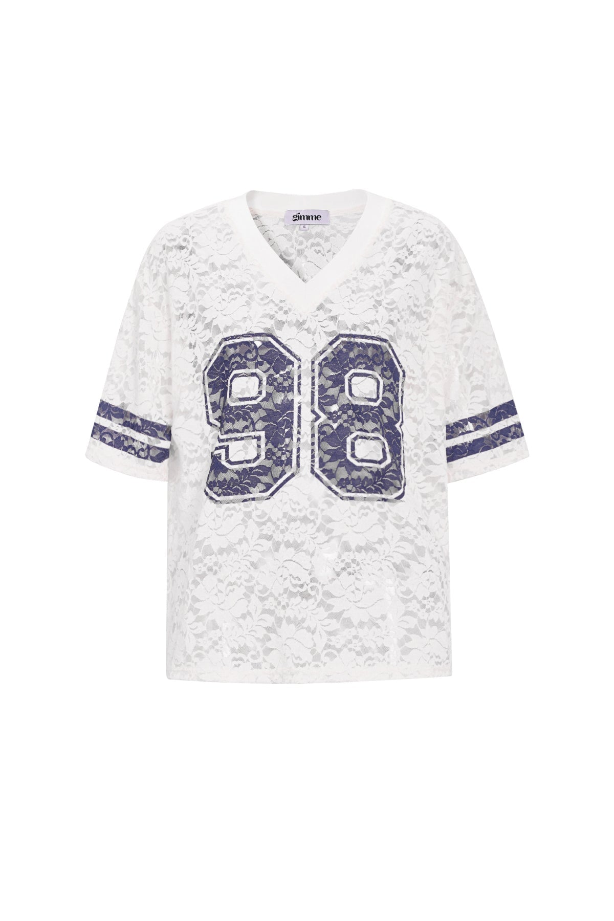 T-shirt style americain avec col en V - Apollodrop