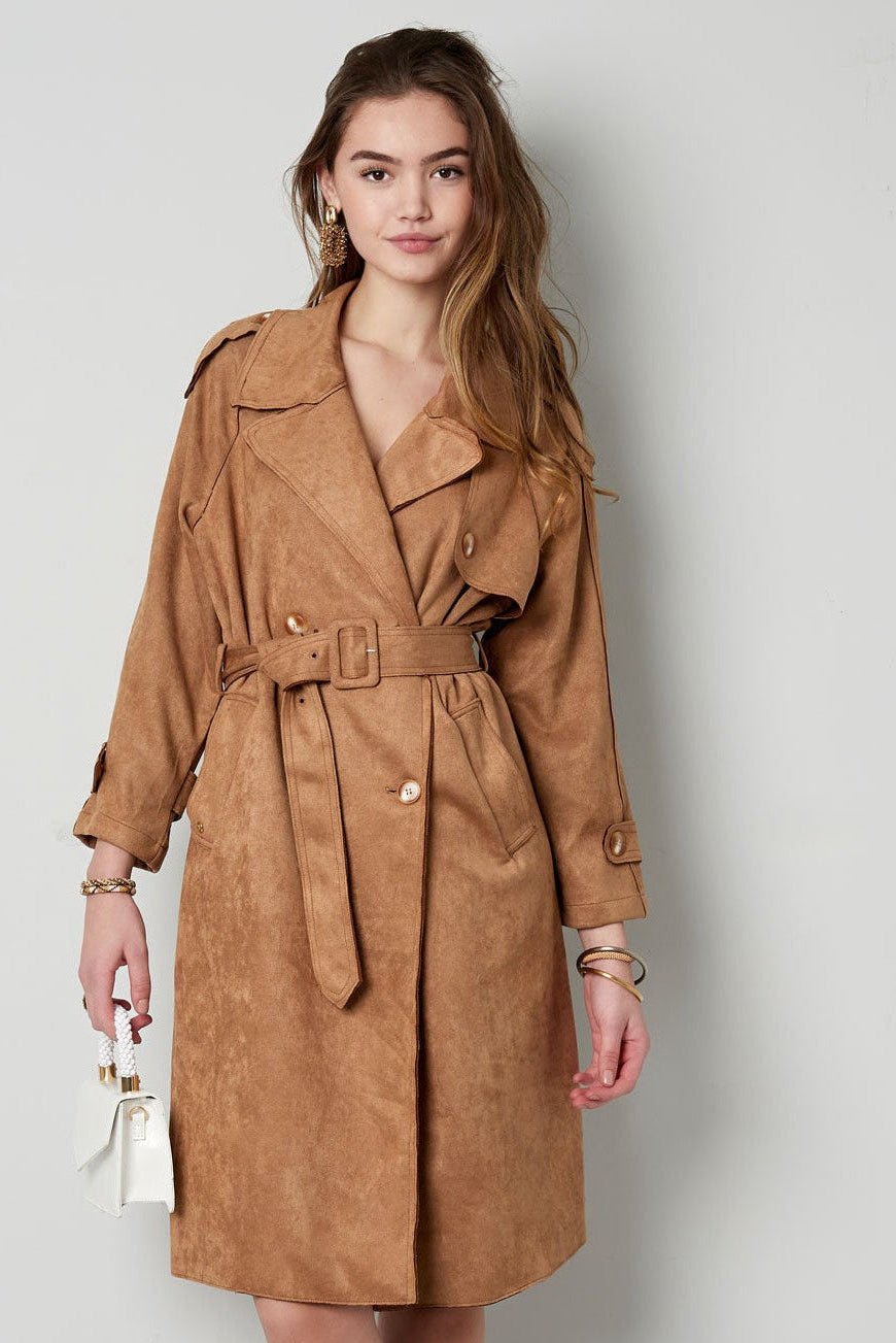 Trench classique en daim - Apollodrop
