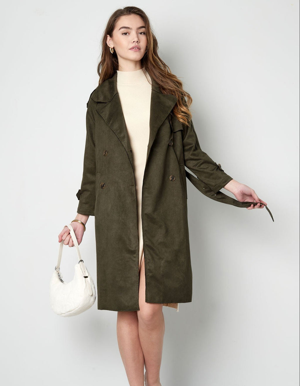 Trench classique en daim - Apollodrop