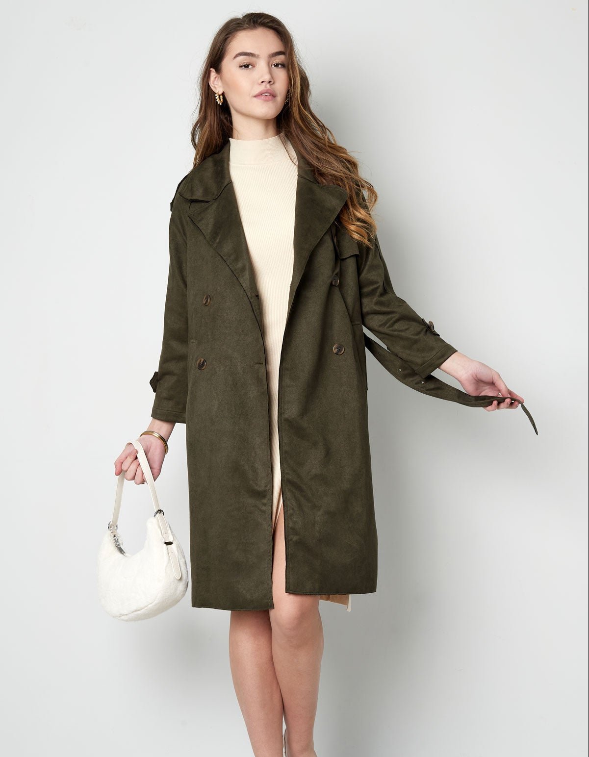 Trench classique en daim - Apollodrop