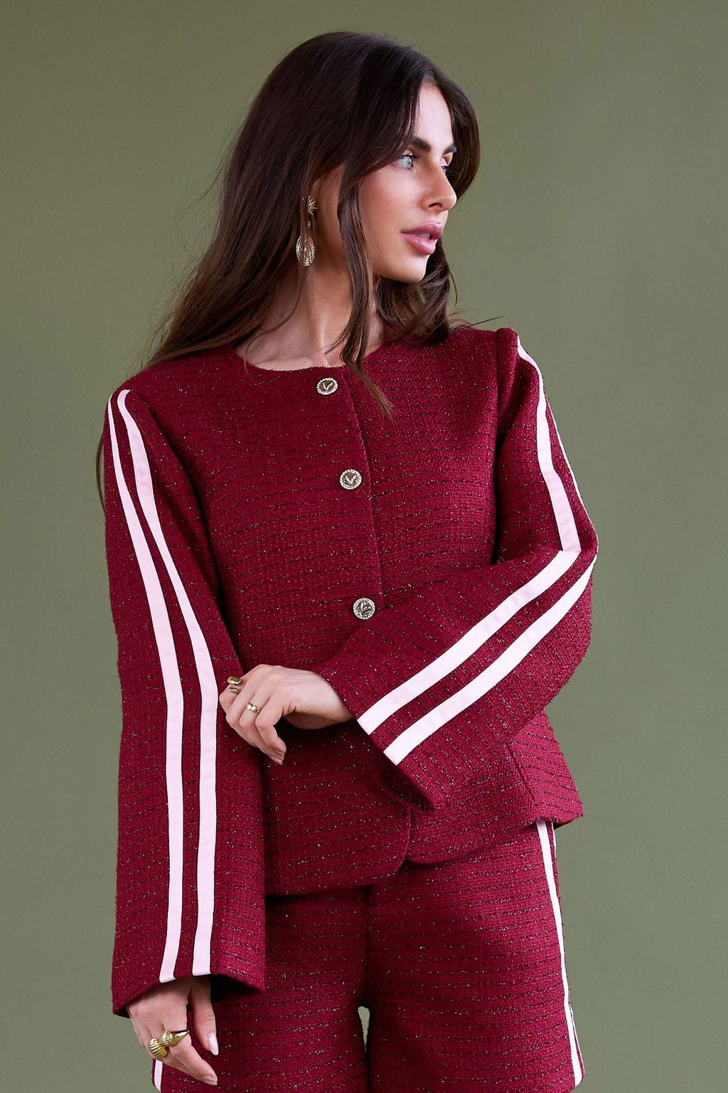 Veste en tweed lurex - Apollodrop